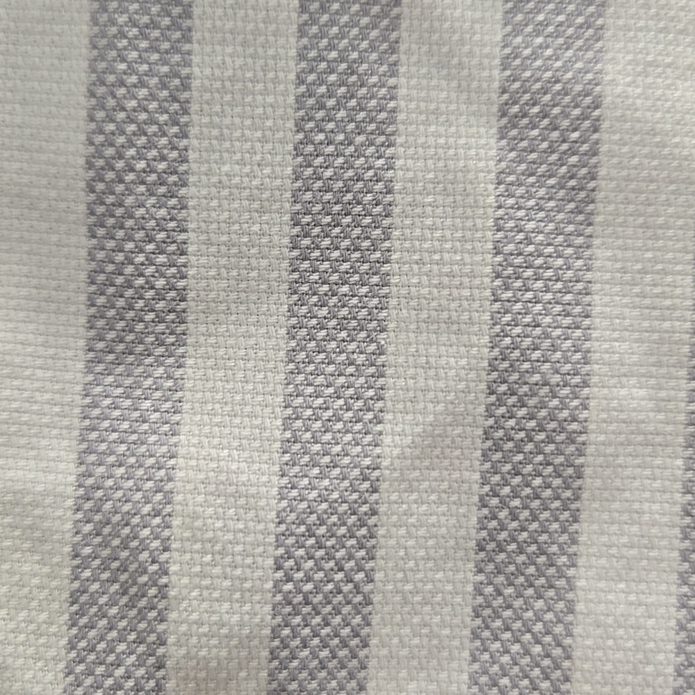 HINSON WU-"Halsey" 3/4 Sleeve Oversize Stripe Shirt-Size Medium - Picture 12 of 15